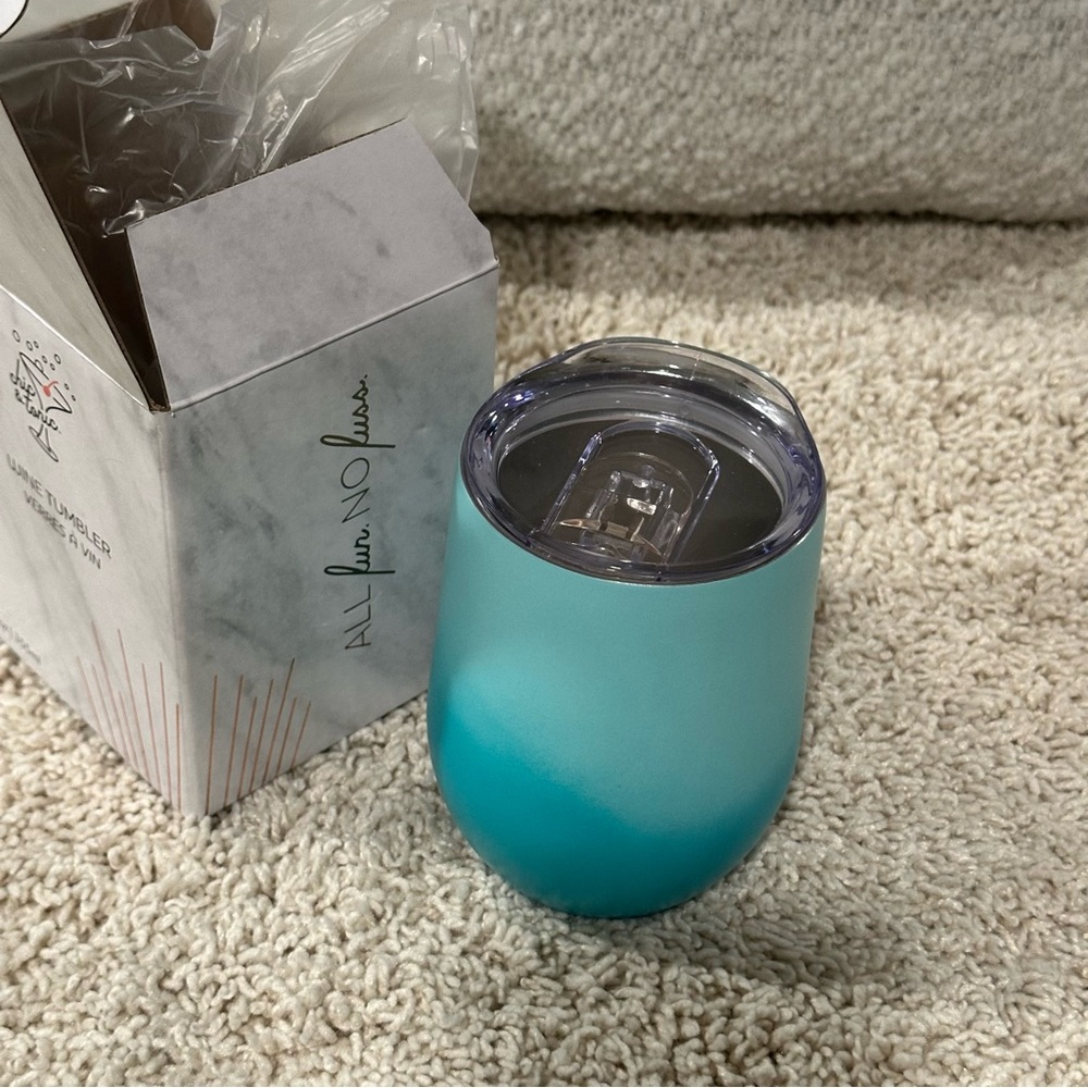 Chic and Tonic wine tumbler - Blue Ombre